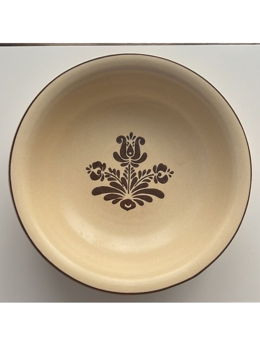 1976 Pfaltzgraff Village Collection (Made in USA) Large Salad Serving Bowl